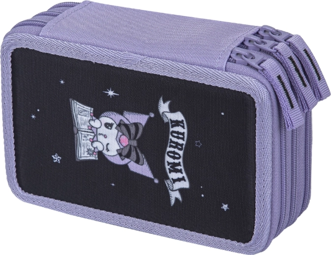 Baagl školní penál třípatrový Kuromi fortune dream GRS