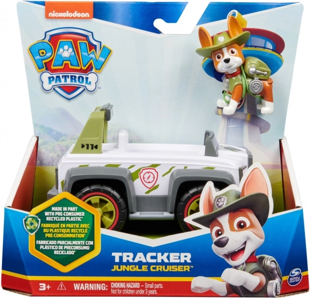 Paw Patrol Tracker Jungle Cruiser – vozidlo s figurkou eco