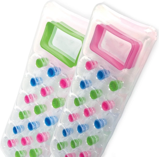 Nafukovací plážové lehátko s okénkem 188 × 71 cm INTEX zelené