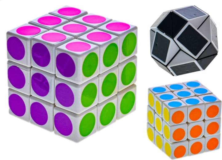 Brain Games sada tří antistresových hlavolamů (mix barev)