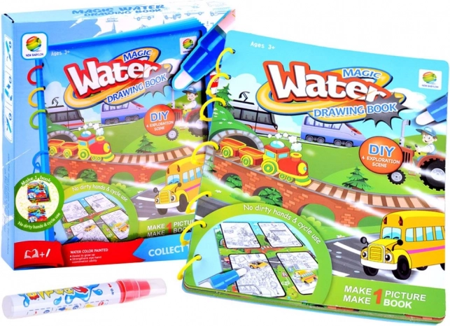 Magická kniha vodního malování pro děti – A