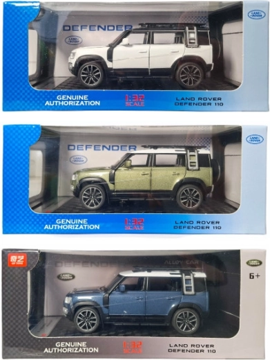 Kovový model RANGE ROVER 1:32 se světlem a zvukem v krabičce