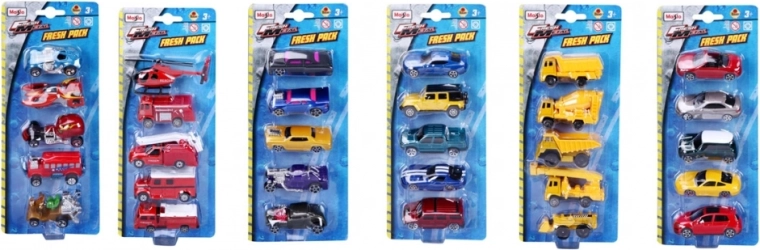 Maisto Fresh Metal sada 5 kovových modelů aut 7,5 cm (mix variant)