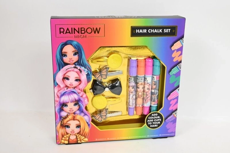 Rainbow High sada křídy na vlasy