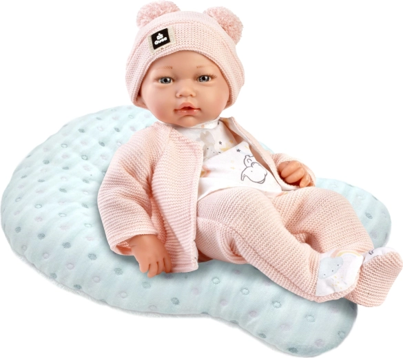 Guca realistická panenka miminko New Born s měkkým látkovým tělem 36 cm