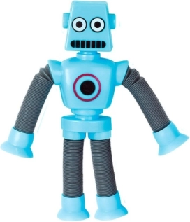 Natahovací teleskopický robot s přísavkami