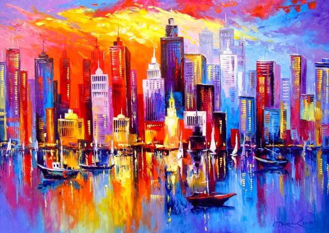 Enjoy puzzle Večerní New York 1000 dílků