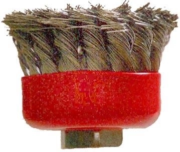 Hrnkový copánkový kartáč M14, průměr 65 mm, drát 0,3 mm