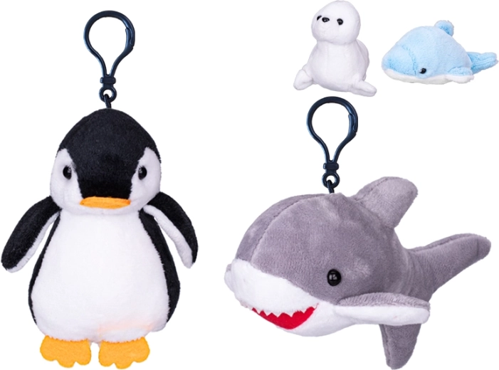 Plyšový přívěsek na klíče – mořské zvíře 10 cm