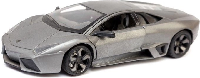 Model auta Lamborghini Reventon 1:24 stříbrný - 1 kus