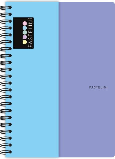 Kroužkový blok A4 PASTELINI fialovomodrý