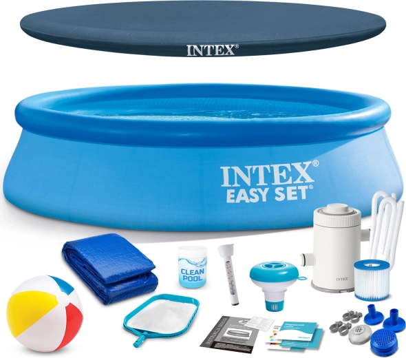 Nafukovací zahradní bazén 244 × 61 cm INTEX Easy Set 16v1