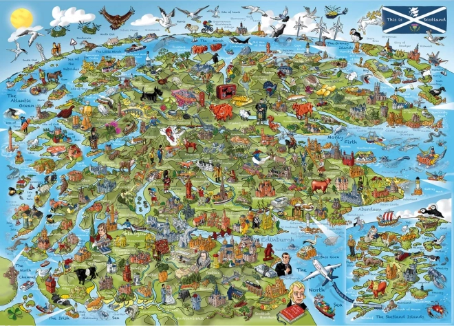 Puzzle Toto je Skotsko 1000 dílků