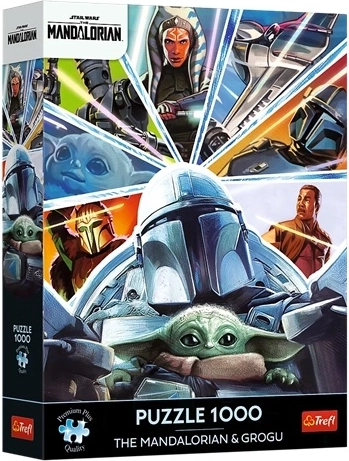 Puzzle Premium Plus 1000 dílků The Mandalorian: Společně na stezce