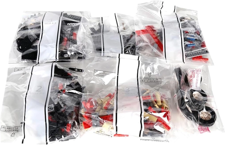 Stavebnice retro automobil červený 1308 dílků