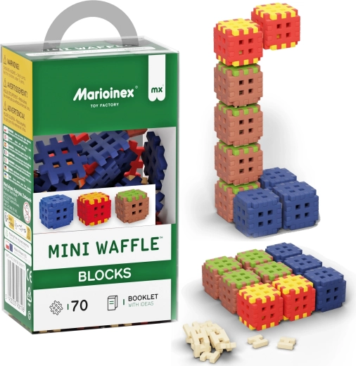 Stavebnice Mini Waffle Blocks 70 dílků MARIOINEX