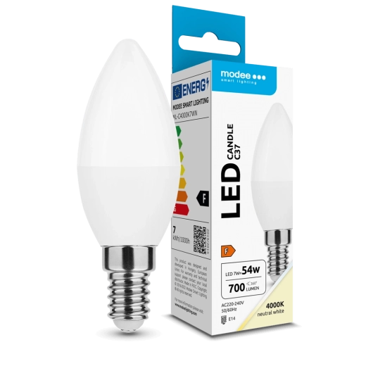 LED žárovka svíčka 7 W E14 4000 K 700 lm 200° Modee Lighting