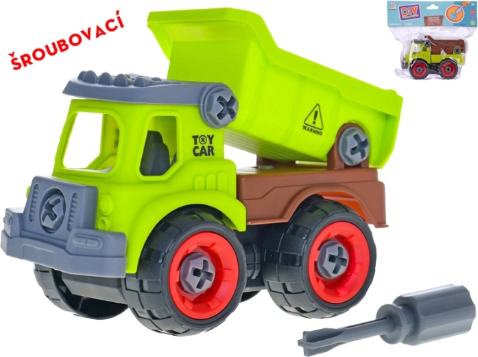 Šroubovací auto sklápěčka 14 cm
