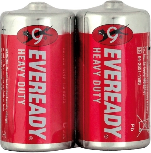Energizer Eveready Heavy Duty Red baterie C R14 1,5 V, 2 ks