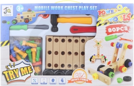 Šroubovací stavebnice pro děti – 80 dílků