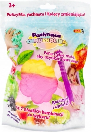 Pachnoucí modelína Chmurkolina, sada 2×30 g – růžová a žlutá (mango), série 4