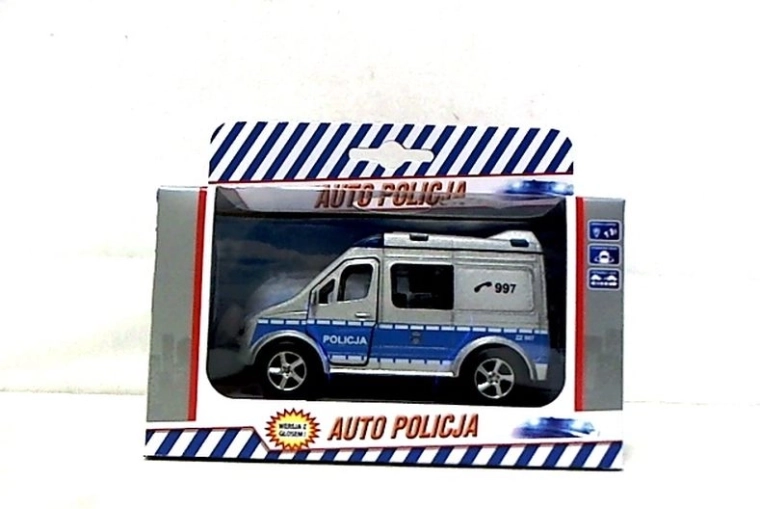 Policejní van se zvukem 11 cm