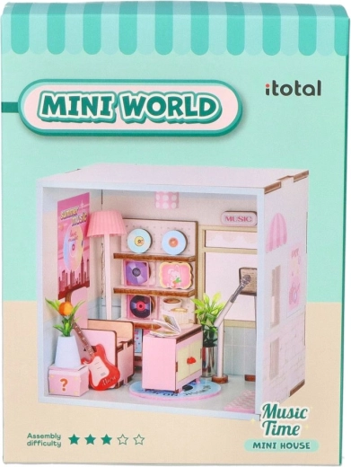 i-Total miniatury DIY pokoj mini world – hudební čas