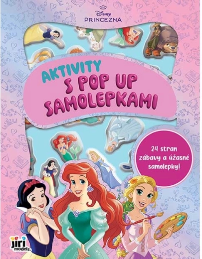 Aktivity s pop-up samolepkami Disney Princezny - 1 kus