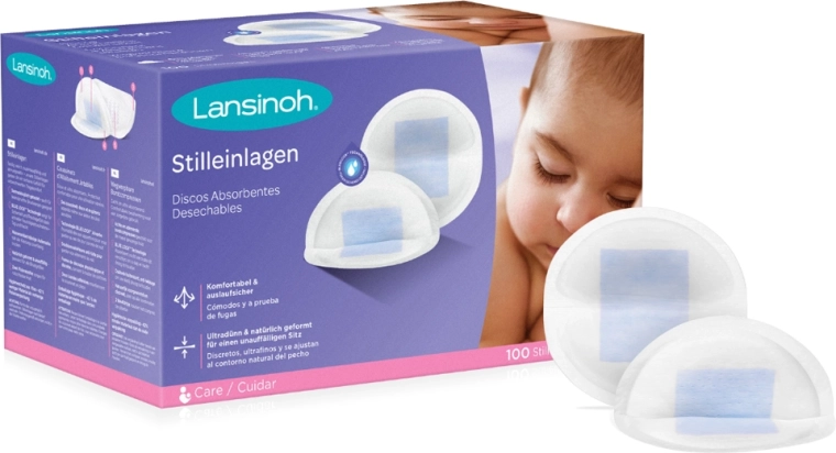 Lansinoh jednorázové vložky do podprsenky, 100 ks