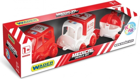Kid Cars – nemocnice sada vozidel