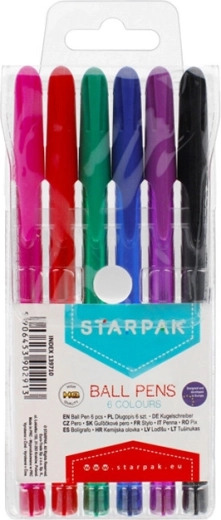 Kuličková pera Starpak, 6 barev
