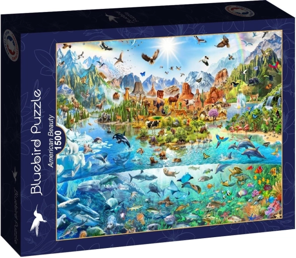 Bluebird puzzle Americká krása 1500 dílků - 1 kus