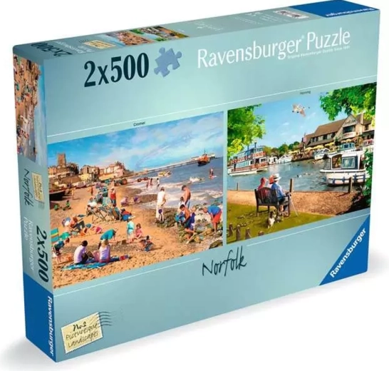 Ravensburger puzzle Picturesque Landscapes č. 2: Norfolk 2×500 dílků