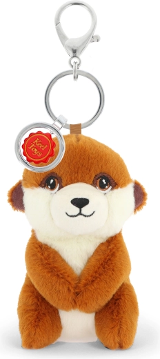 Plyšový přívěsek na tašku surikata 12 cm Keeleco