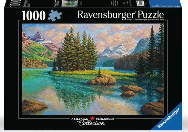 Ravensburger puzzle Canadian Collection: Duch řeky Maligne 1000 dílků