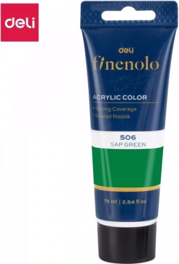 Akrylová barva tmavě zelená 75 ml