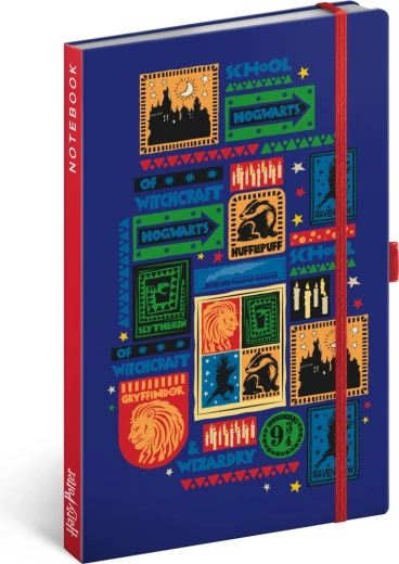 Notique notes Harry Potter bradavice linkovaný 13 × 21 cm