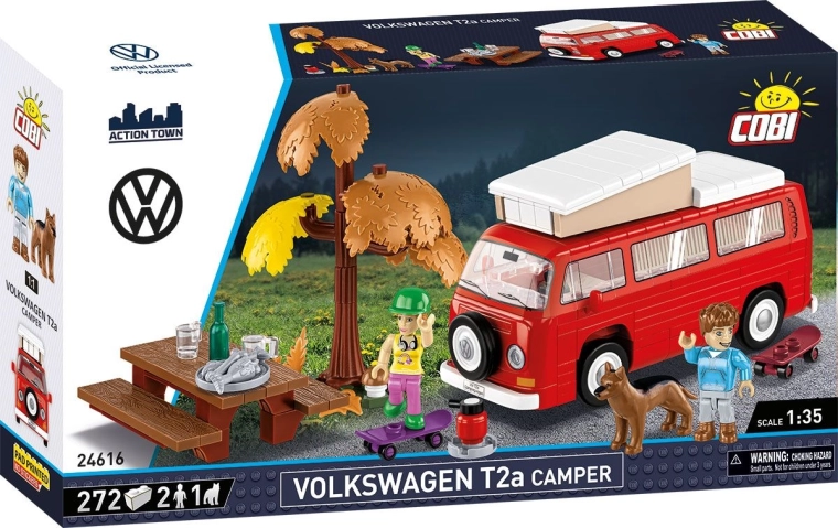 Cobi Volkswagen T2a camper stavebnice 1:35 (272 dílků)