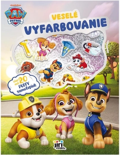 Veselé vybarvování se super samolepkami Tlapková patrola