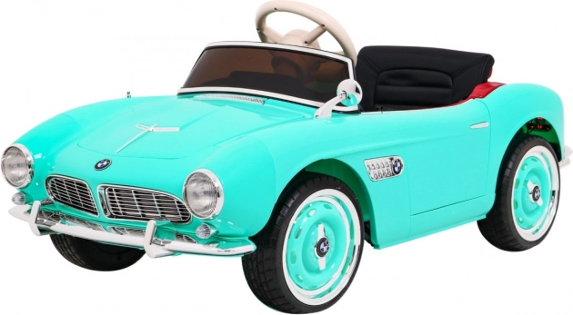 Elektrické odrážedlo BMW 507 Retro pro děti – zelené