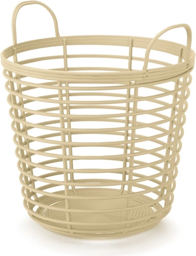 Koš Zanzi s uchy 37,4 cm – slámová barva