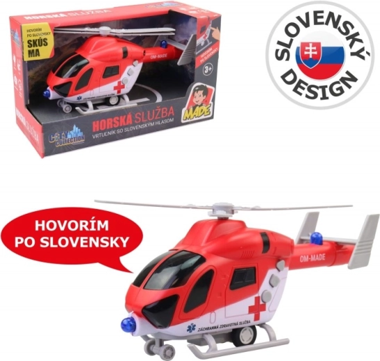 Záchranný vrtulník SK se světlem a zvukem