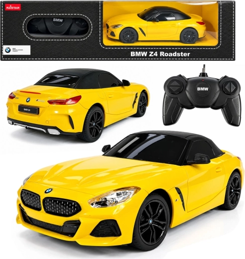 RC auto BMW Z4 Roadster 1:18 žluté