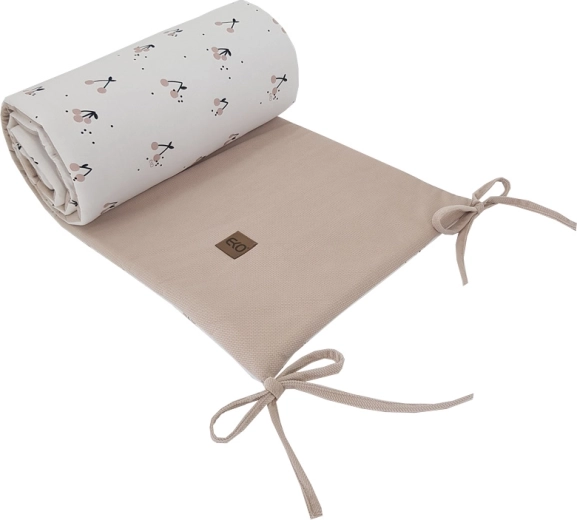 Eko chránič do postýlky Cherry 180 × 35 cm