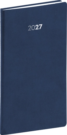 Notique kapesní diář Balakon 2027 tmavě modrý 9 × 15,5 cm