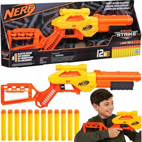 Nerf Alpha Strike Lynx SD-1 dětská pěnová pistole se zaměřovačem