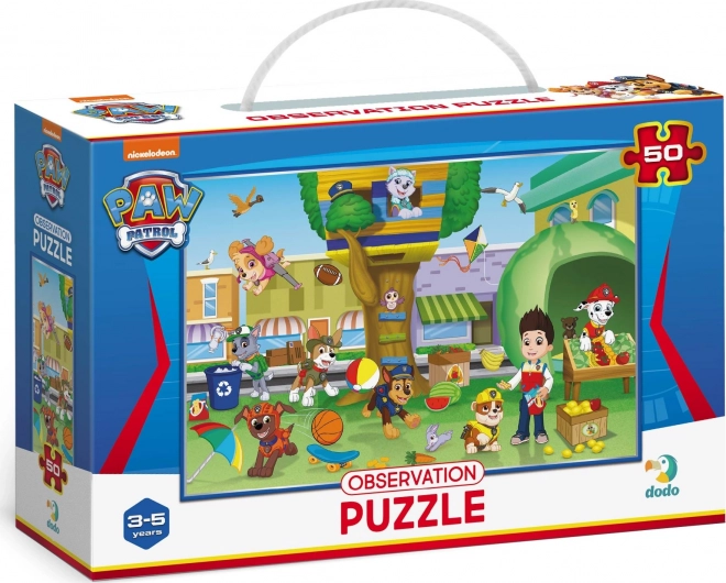 Puzzle s hledáním obrázků PAW PATROL 50 dílků DODO