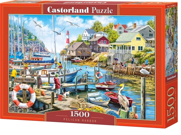 Castorland puzzle Přístav s pelikánem 1500 dílků