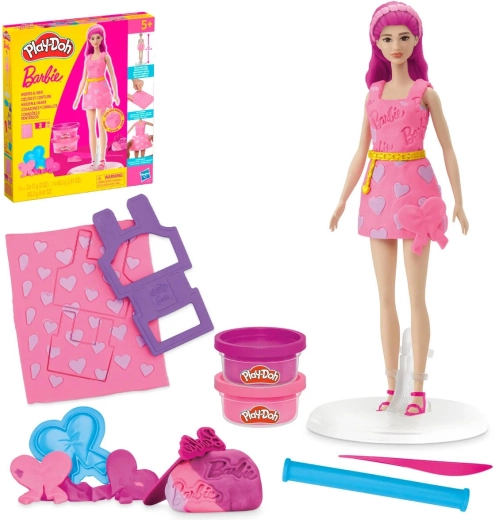 Play-Doh Barbie kreativní sada Vlasy a srdce