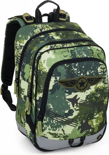 Bagmaster školní batoh ALFA 25 B stíhačky